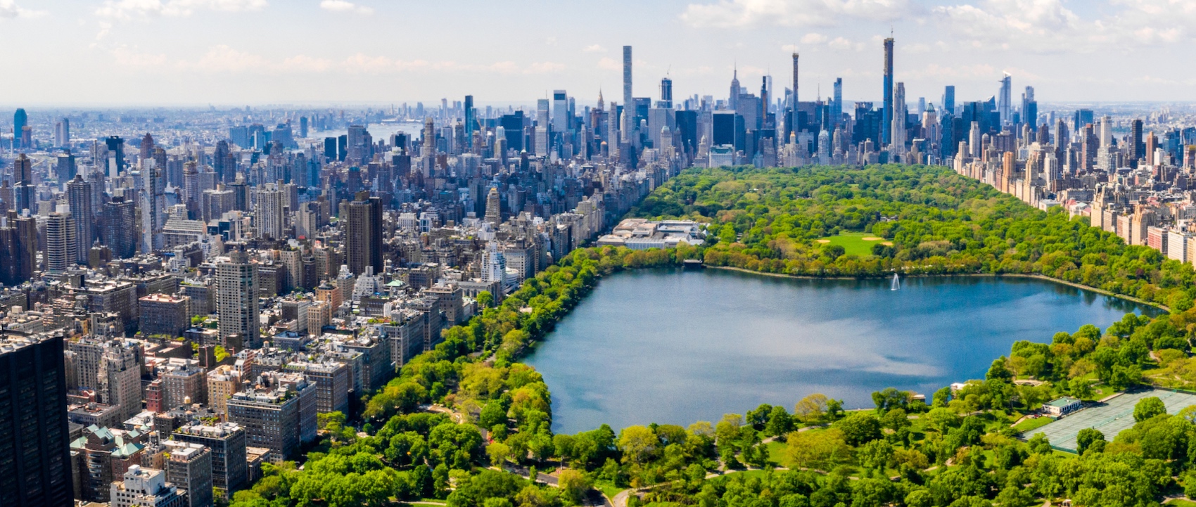 New York City Central Park from above